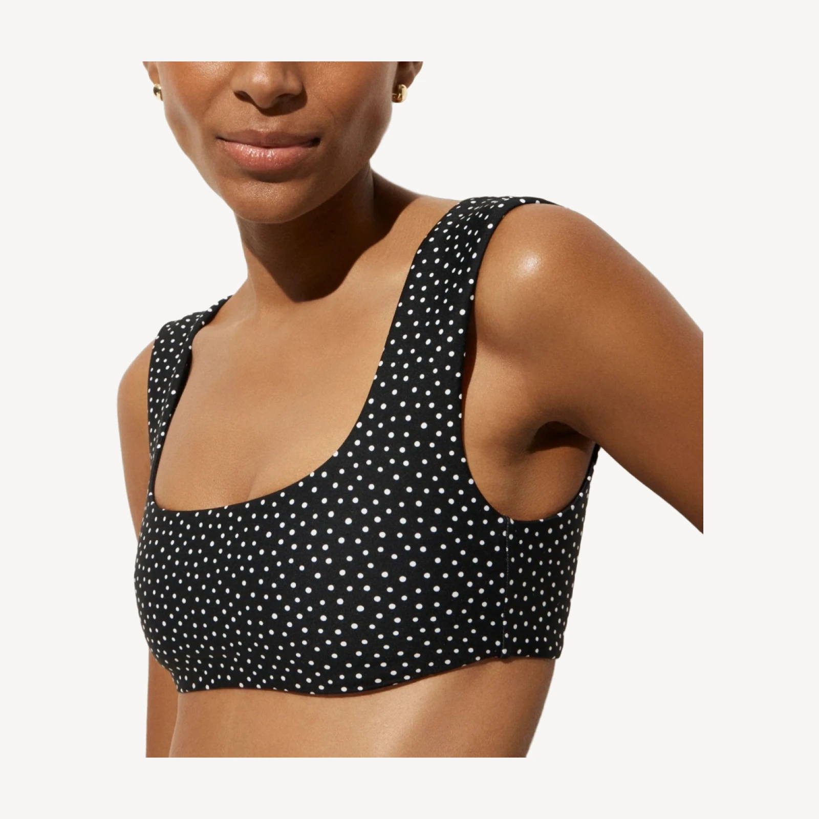 Cap-sleeve bikini top in Classic Sculpt™