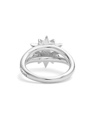 Lagos 18K Gold & Sterling Silver North Star Diamond Ring