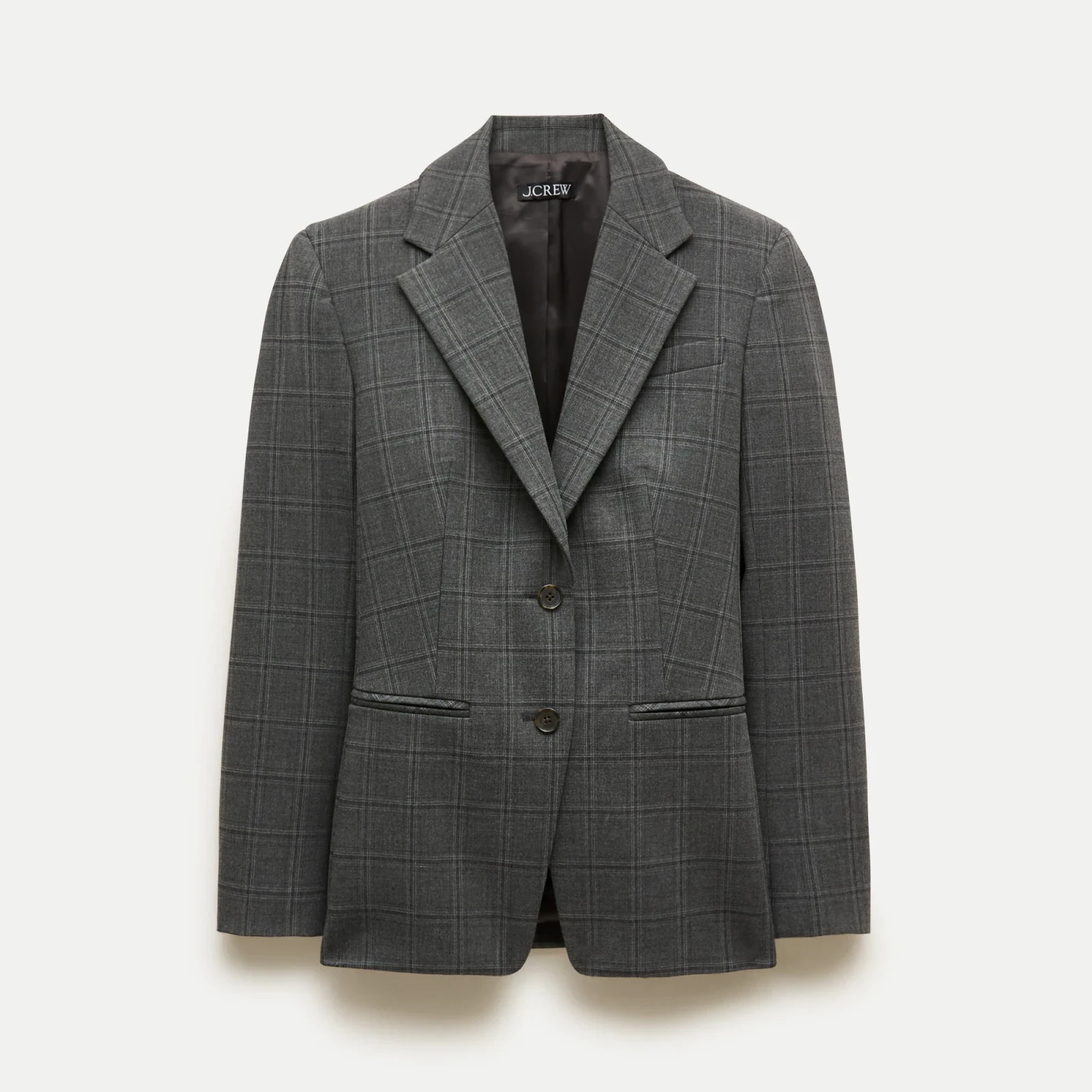 Margeaux blazer in plaid four-season stretch