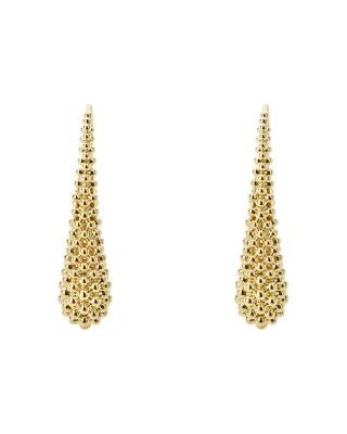 Lagos Caviar Gold Collection 18K Gold Drop Earrings