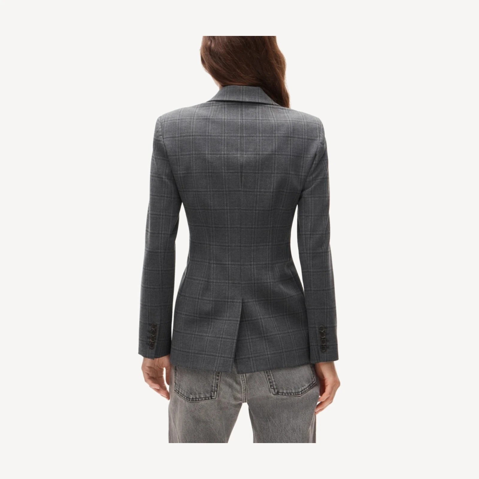 Margeaux blazer in plaid four-season stretch