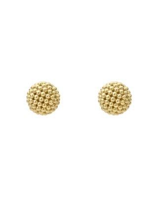 Lagos 18K Gold Stud Earrings