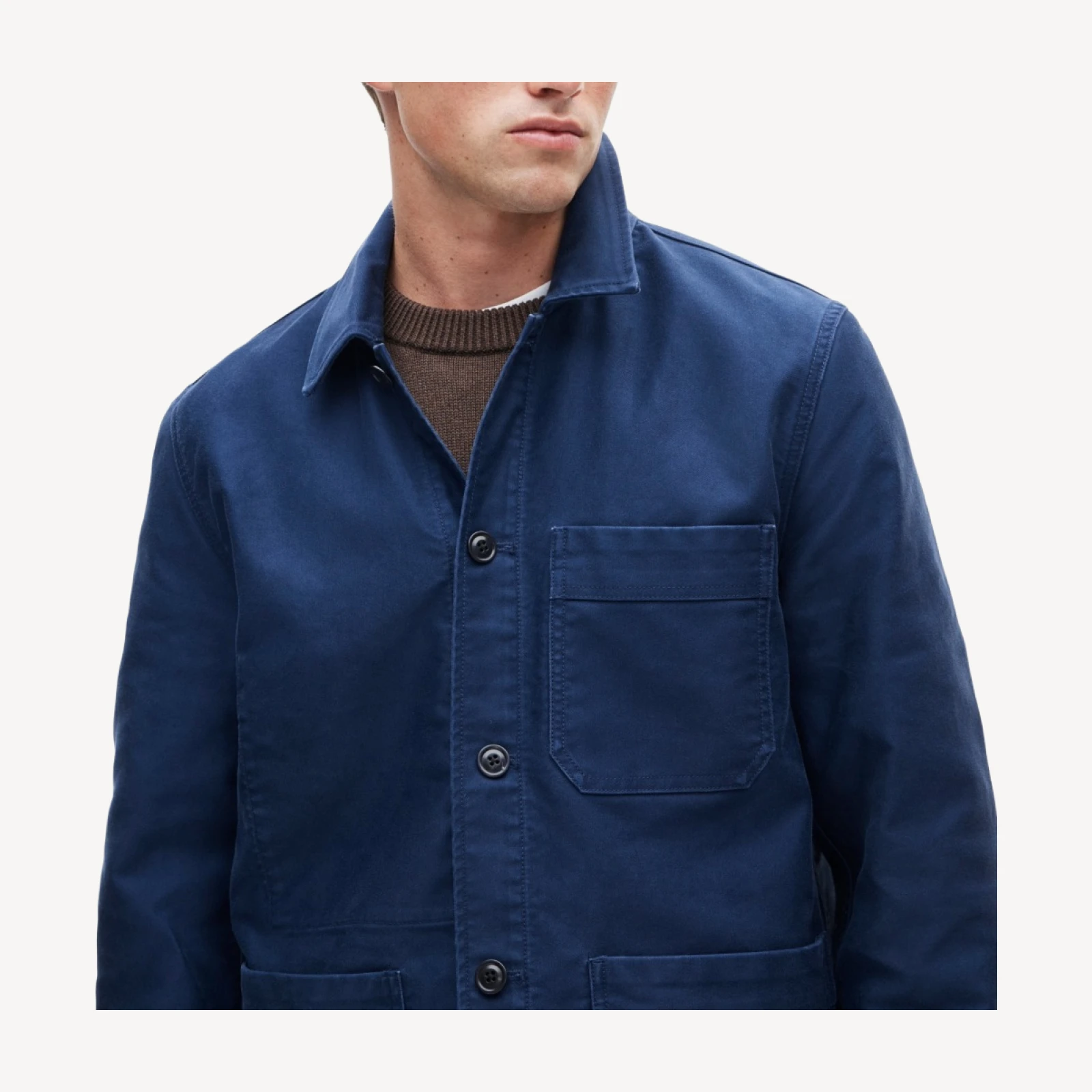Cotton moleskin chore jacket