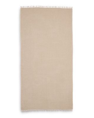 Vince Gingham Cotton Scarf