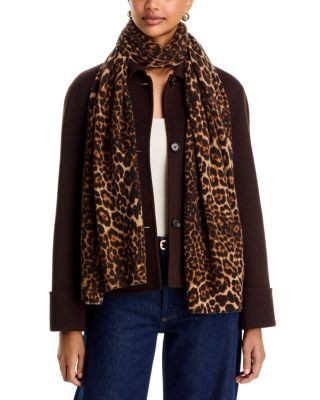 Amicale Cashmere Animal Print Scarf - Exclusive