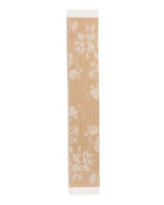 Amicale Woven Floral Cashmere Scarf