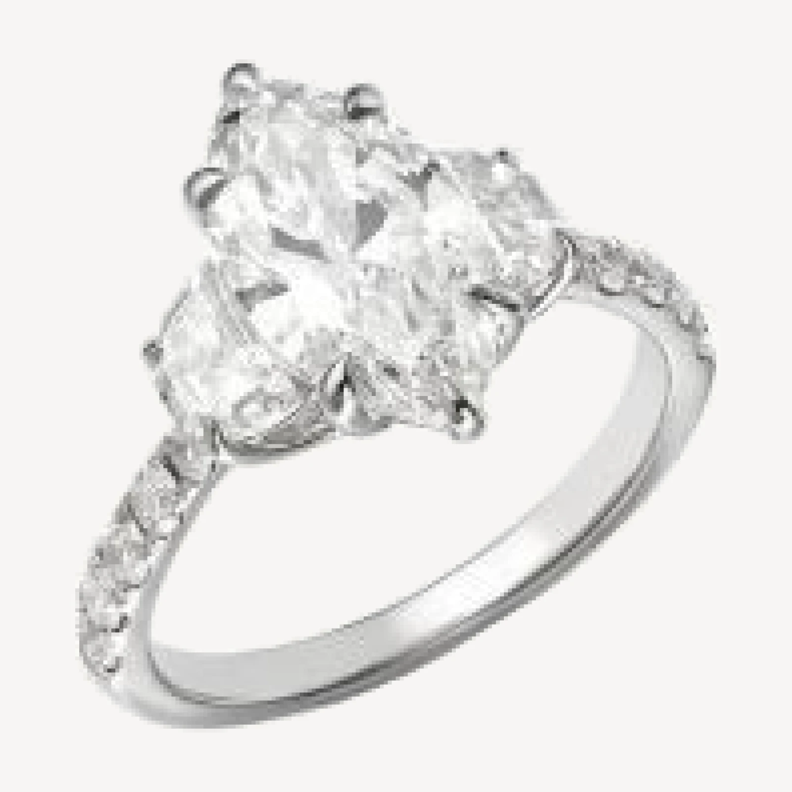Bloomingdale's Fine Collection Luxe Collection Certified Lab Grown Diamond Marquise Solitaire Engagement Ring in 18K White Gold, 3.0 tcw