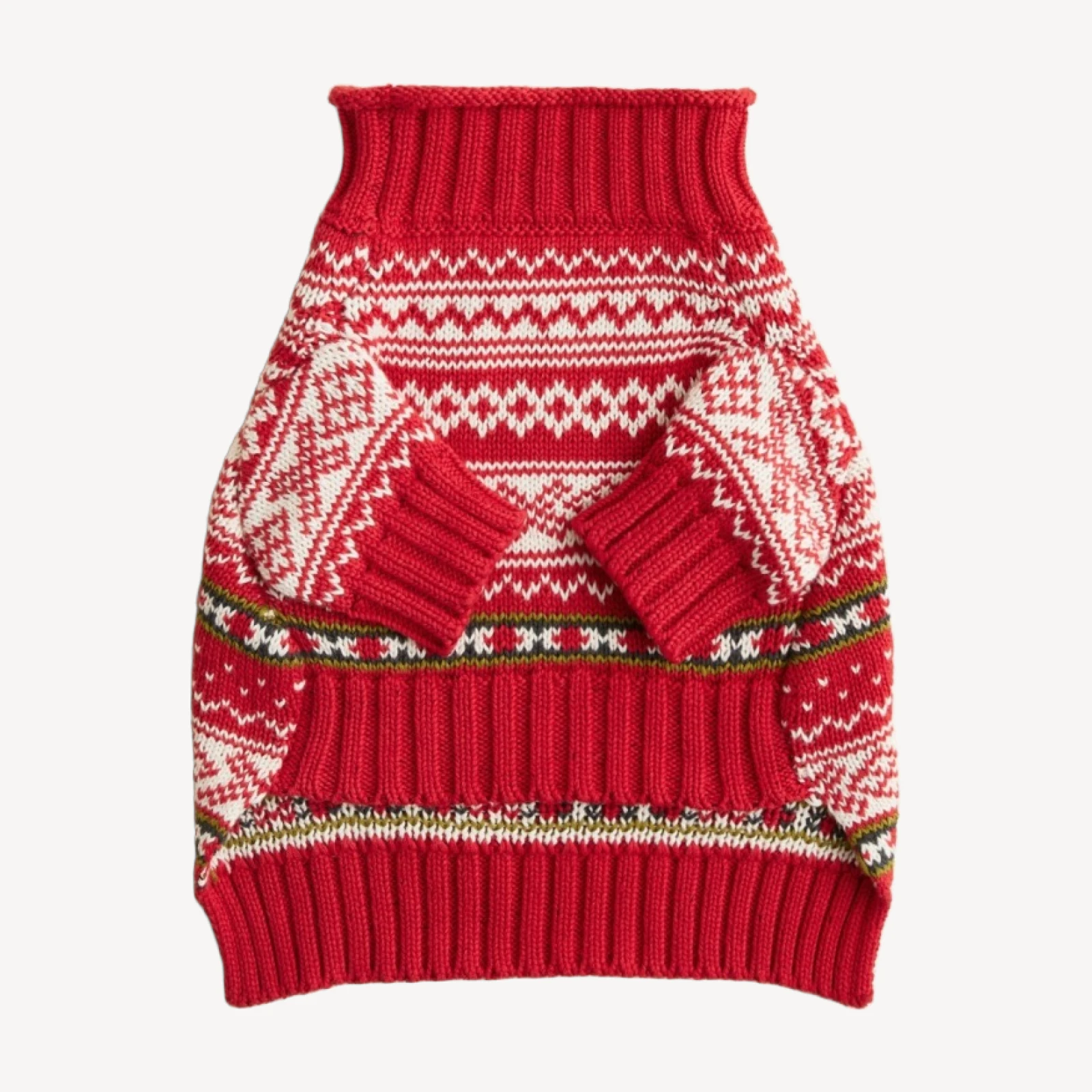 Limited-edition Fair Isle Rollneck™ sweater for dogs