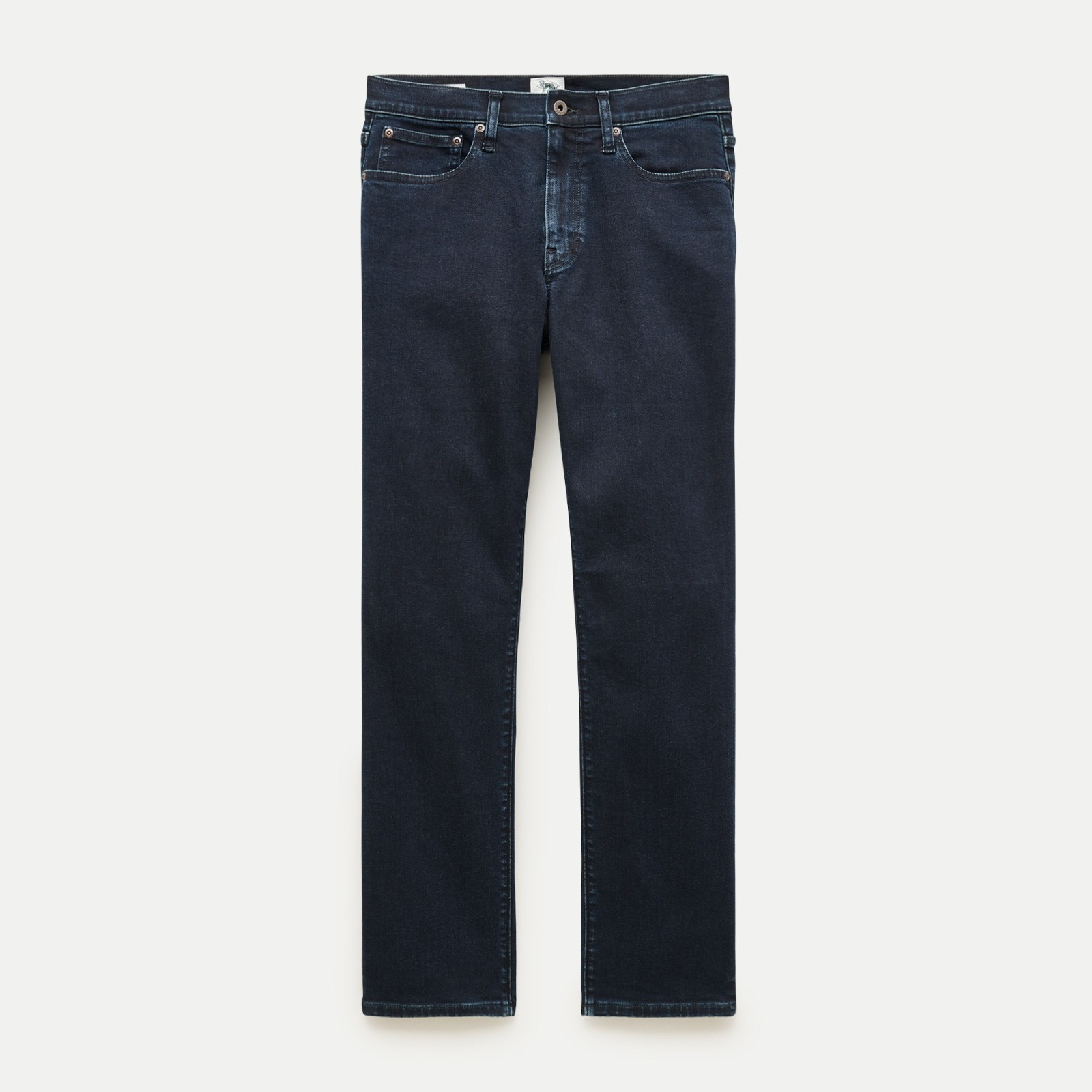 Athletic Straight-fit stretch jean in deep lake wash