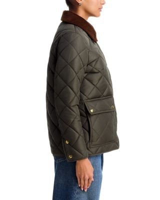 Aqua Quilted Barn Jacket - Exclusive