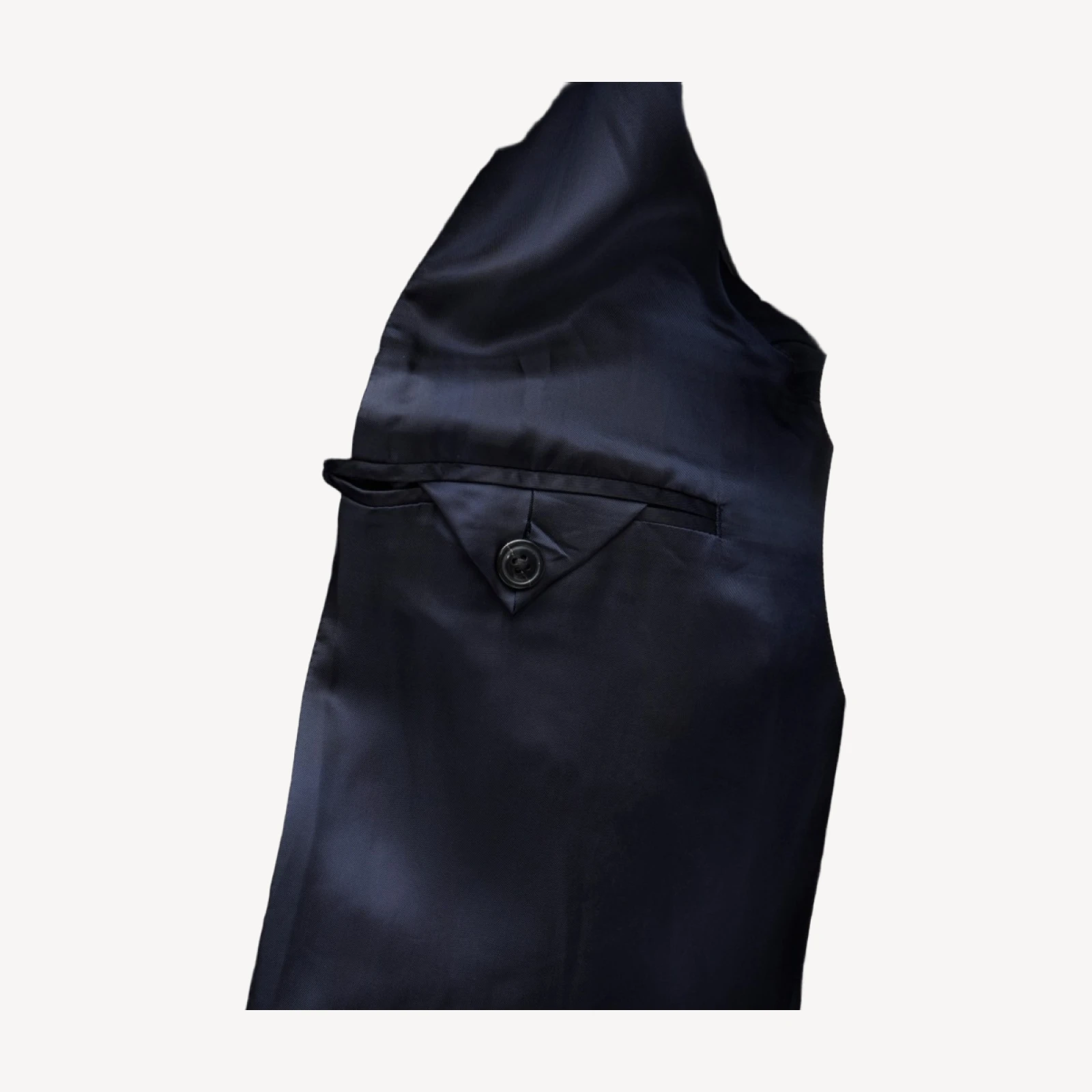 New York double-breasted overcoat in wool melton