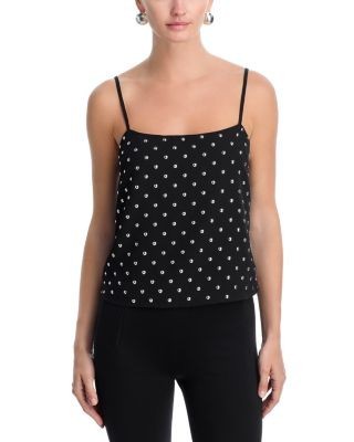 Aqua Studded Tank Top - Exclusive