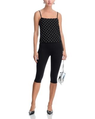 Aqua Studded Tank Top - Exclusive