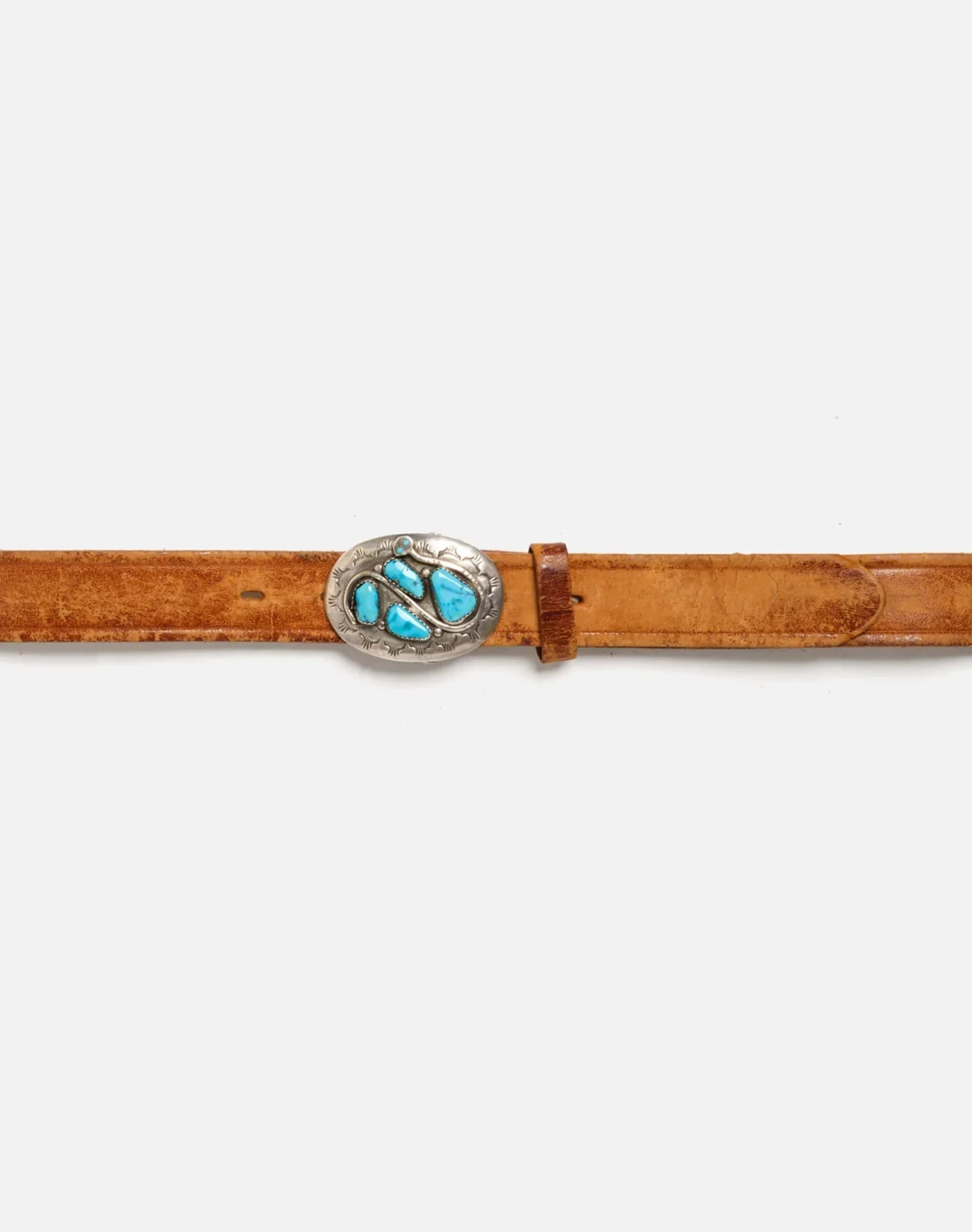 RE/DONE Vintage | 50s Turquoise Sterling Snake Belt