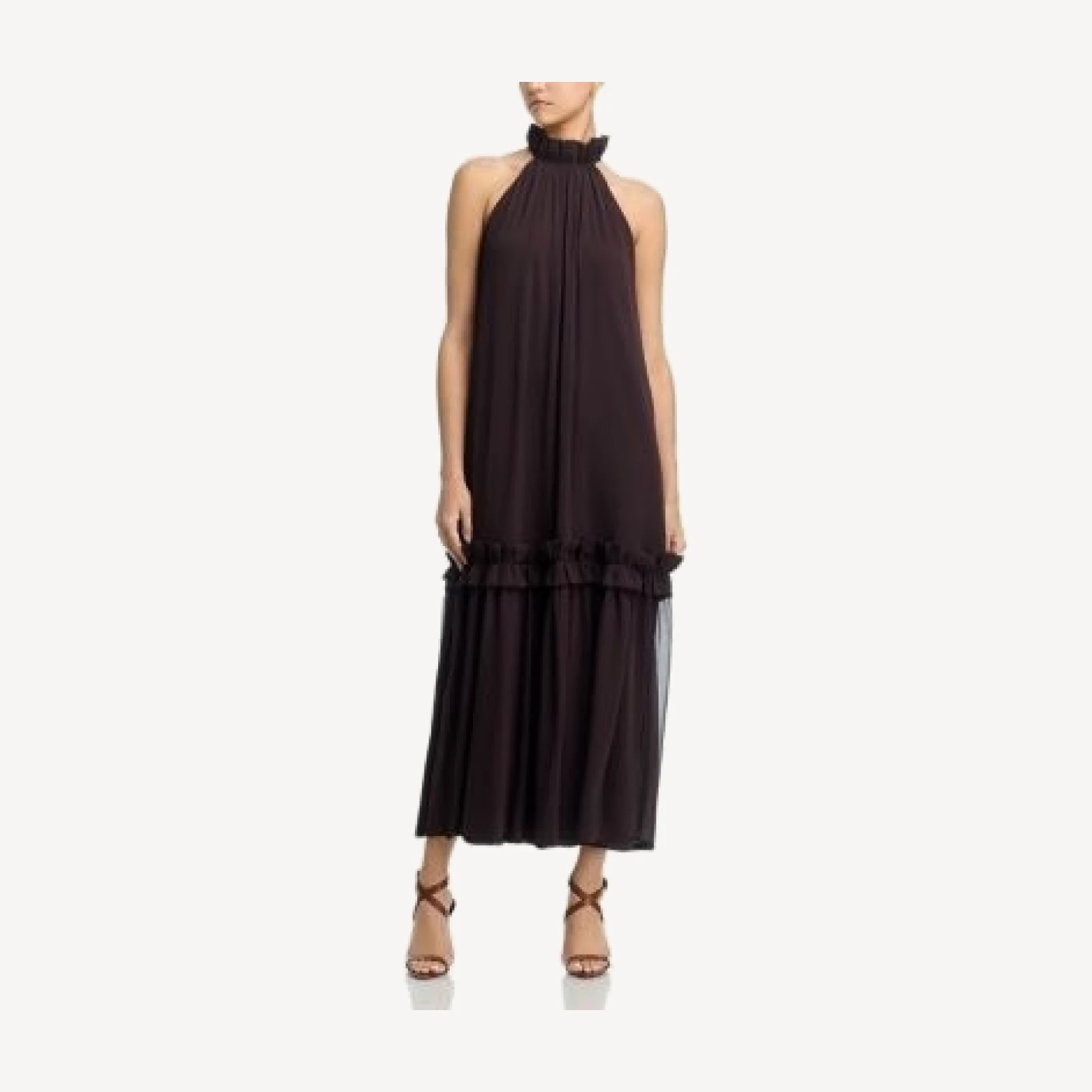 Aqua Halter Maxi Dress - Exclusive