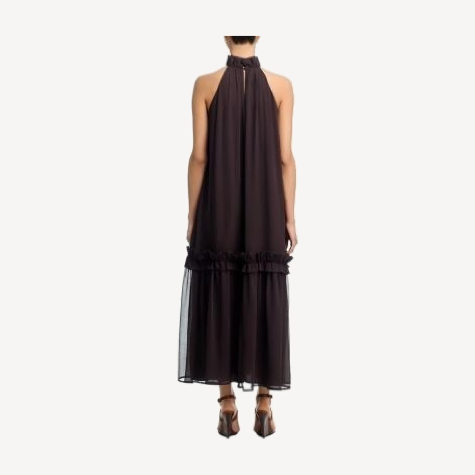 Aqua Halter Maxi Dress - Exclusive