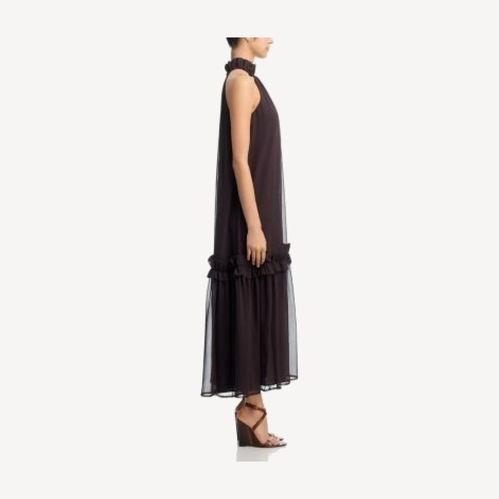 Aqua Halter Maxi Dress - Exclusive