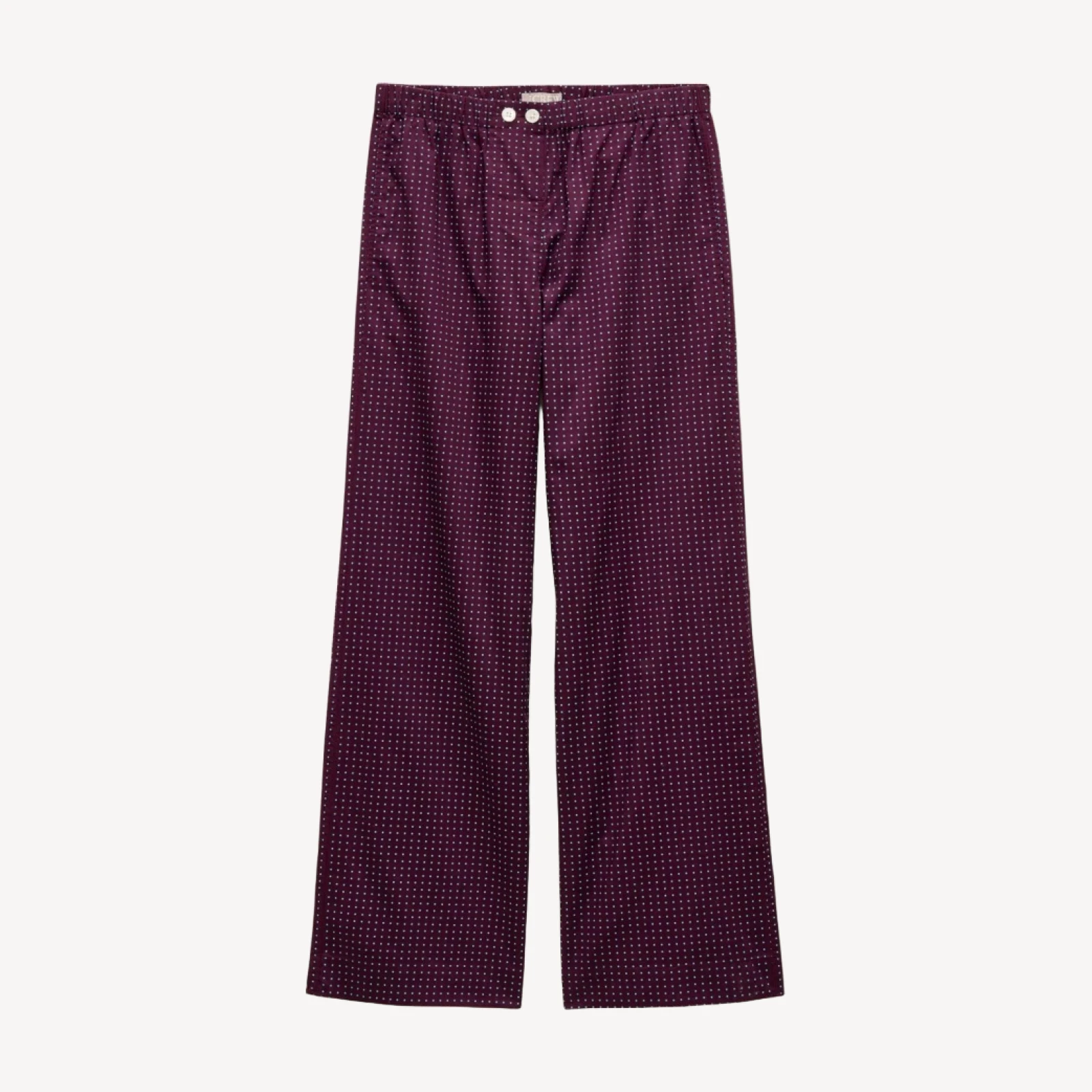 Classic pajama pant in cotton poplin