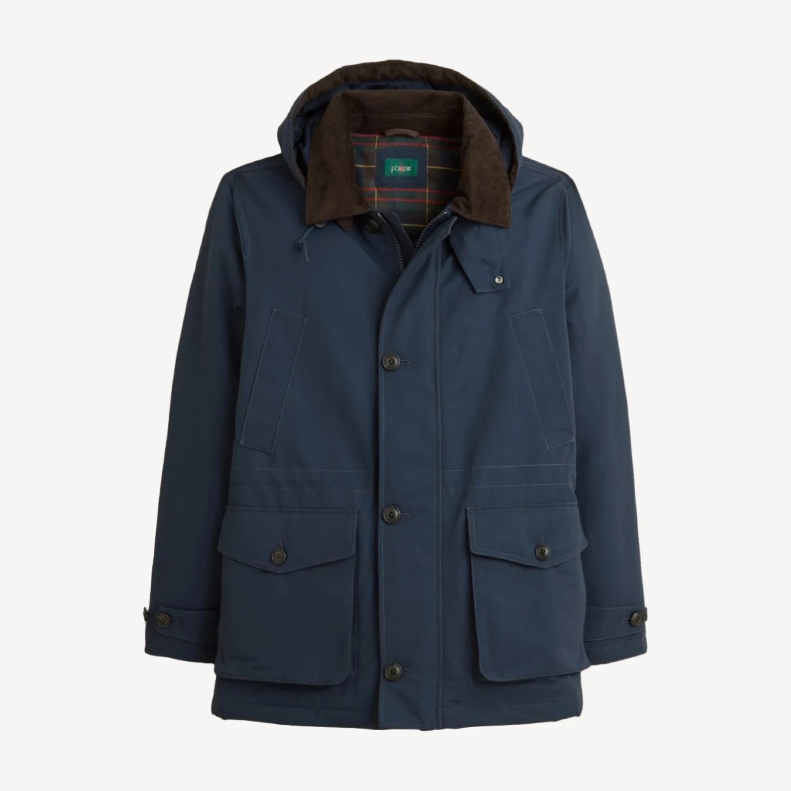 Country jacket with removable hood and PrimaLoft®