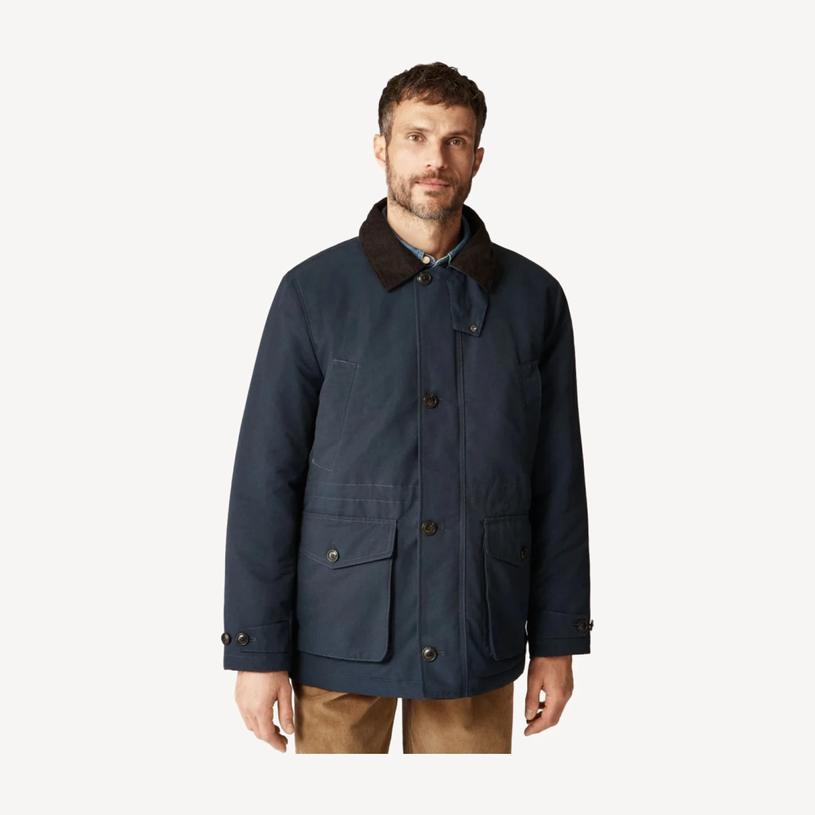 Country jacket with removable hood and PrimaLoft®