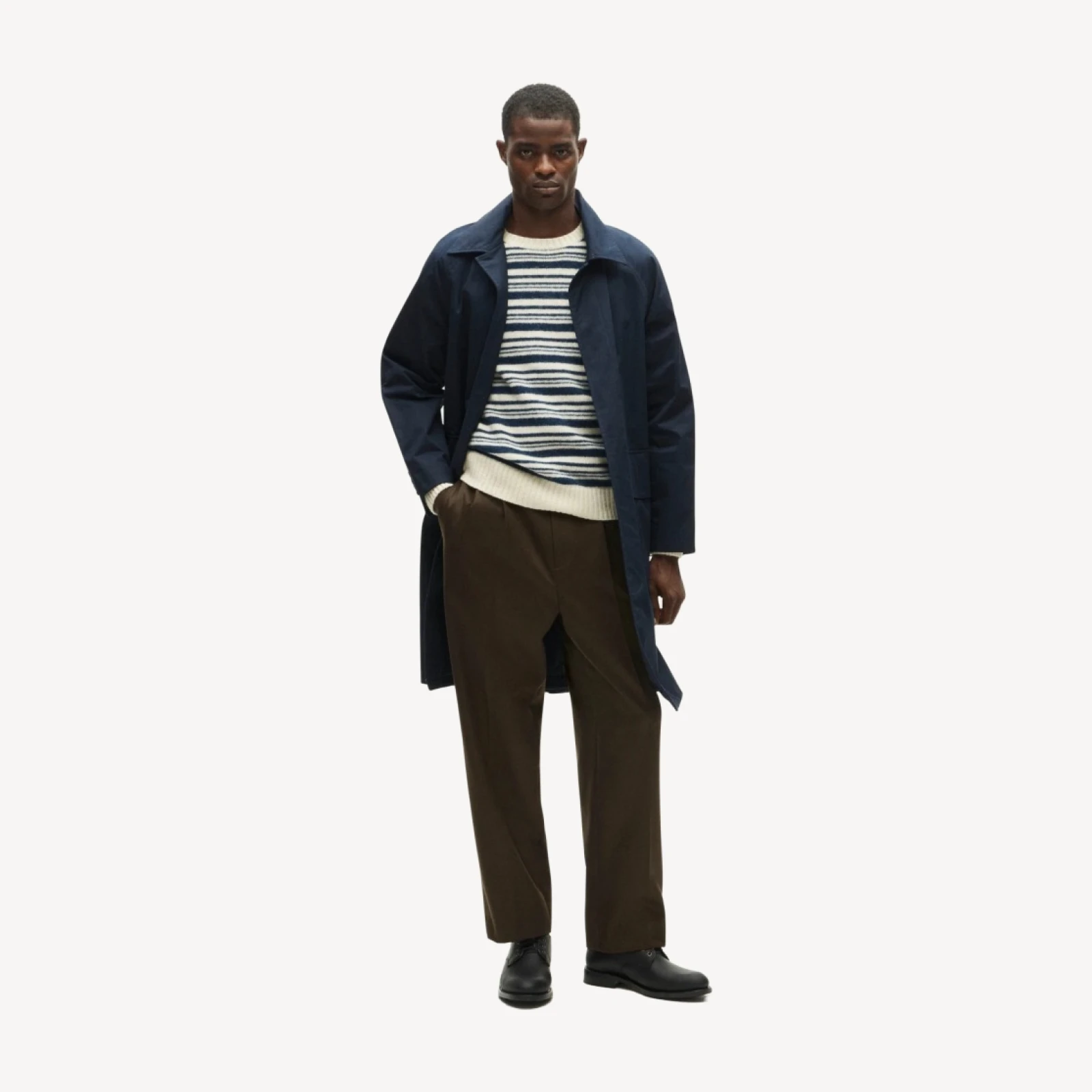 Rivington car coat in water-resistant cotton twill