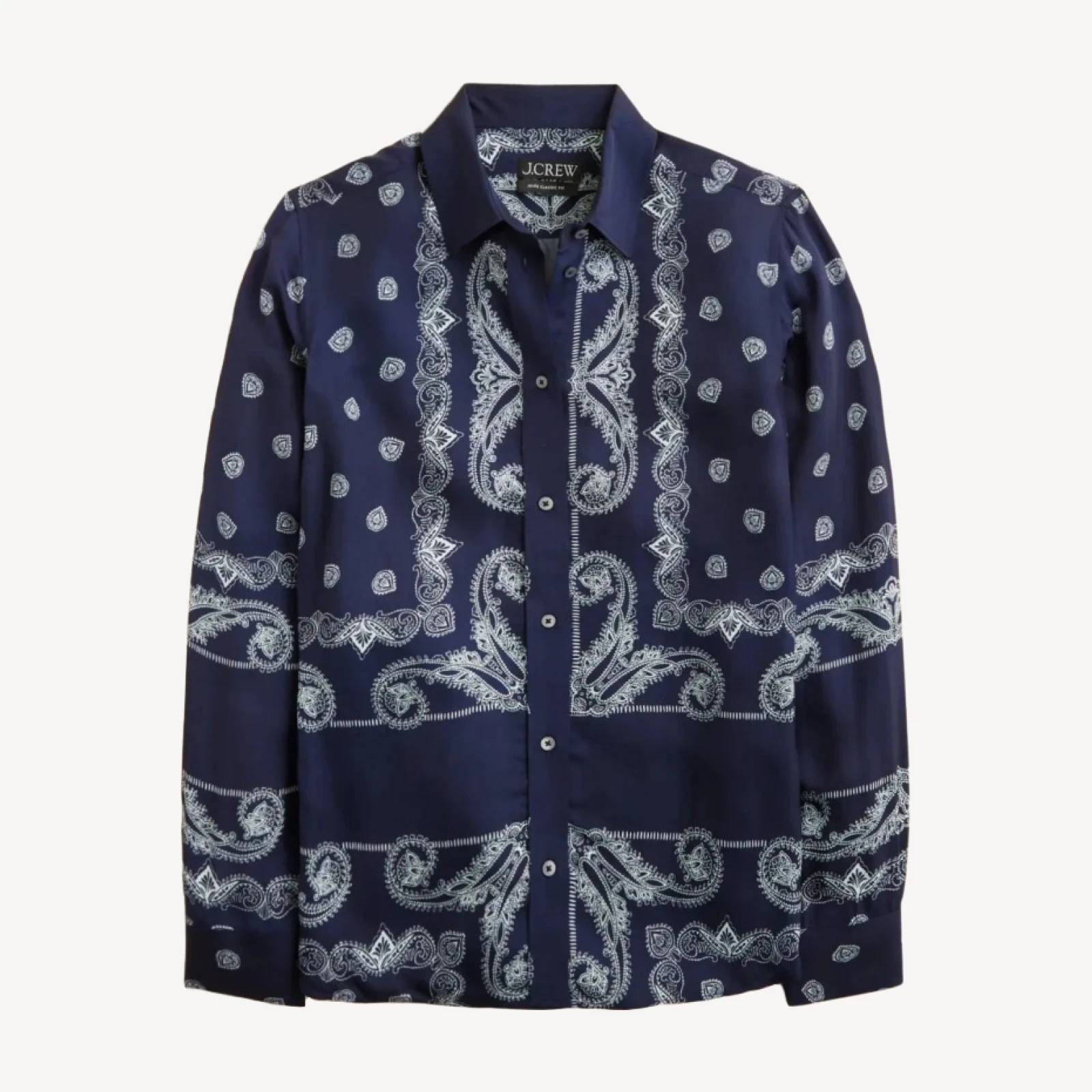 Jules classic-fit shirt in bandana print