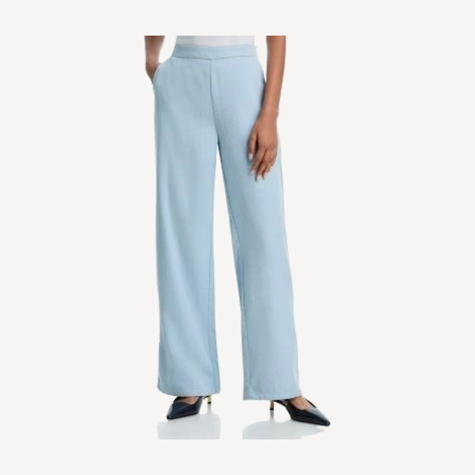 Aqua Shimmer Tweed Pants - Exclusive