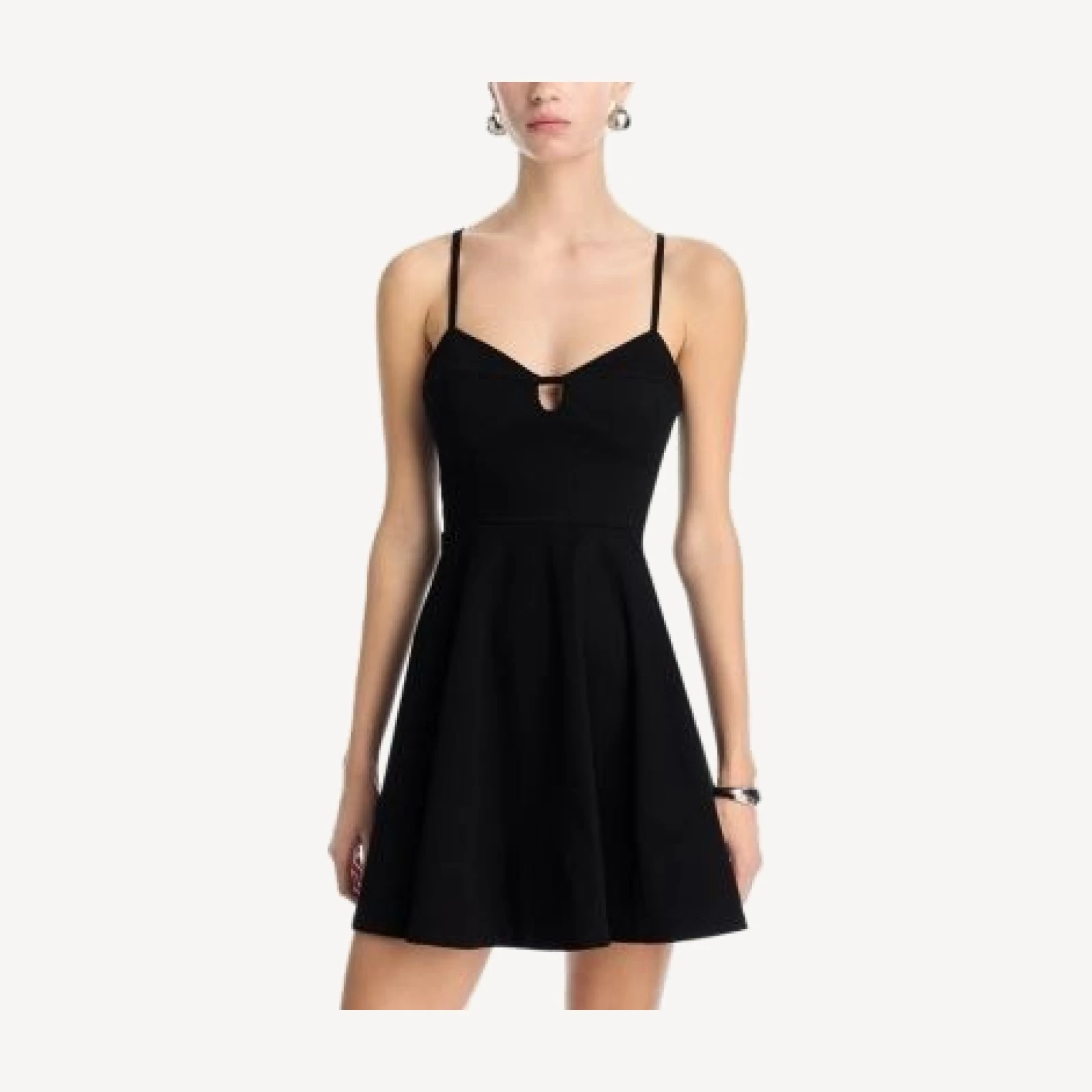 Aqua Denim Bustier Mini Dress - Exclusive