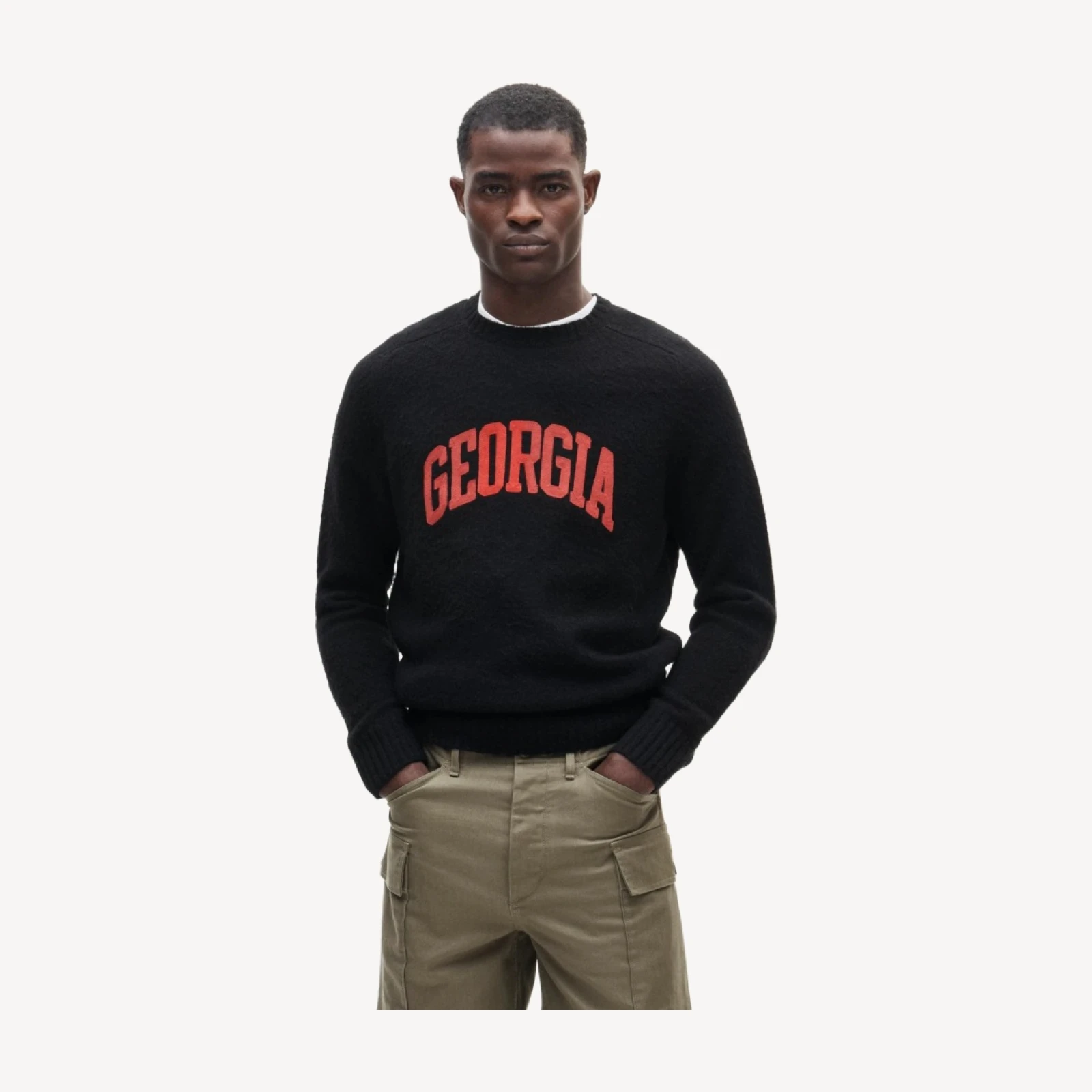 '47 x J.Crew brushed wool Georgia sweater