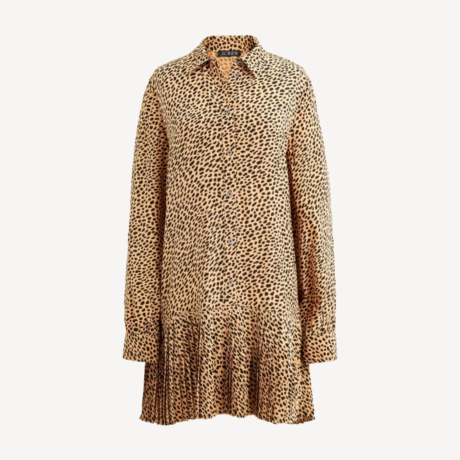 New Amelia shirt-dress in cheetah print