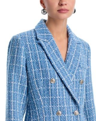 Aqua Tweed Blazer - Exclusive