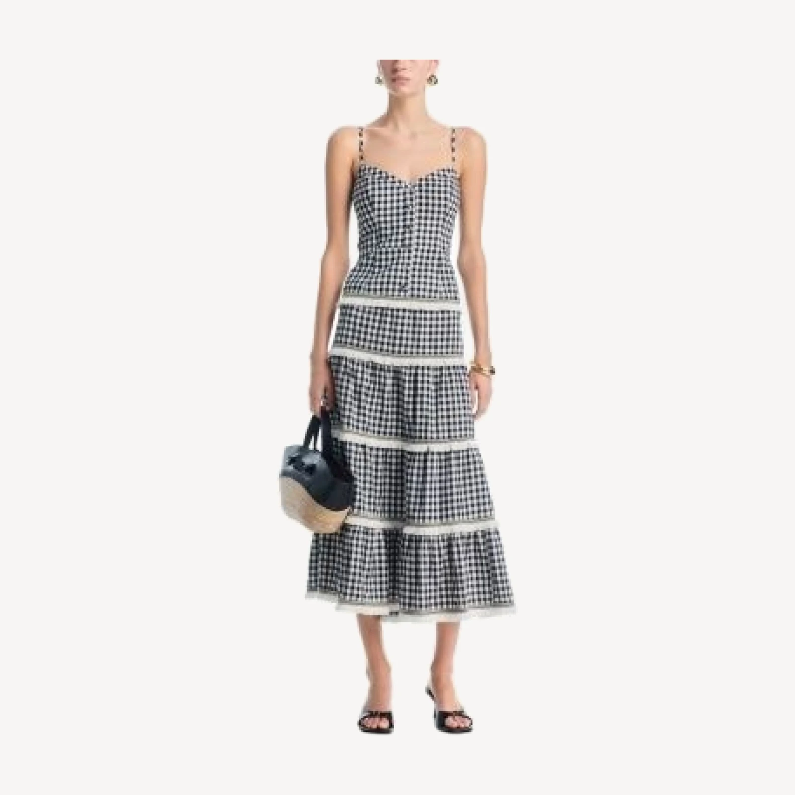 Aqua Gingham Top - Exclusive