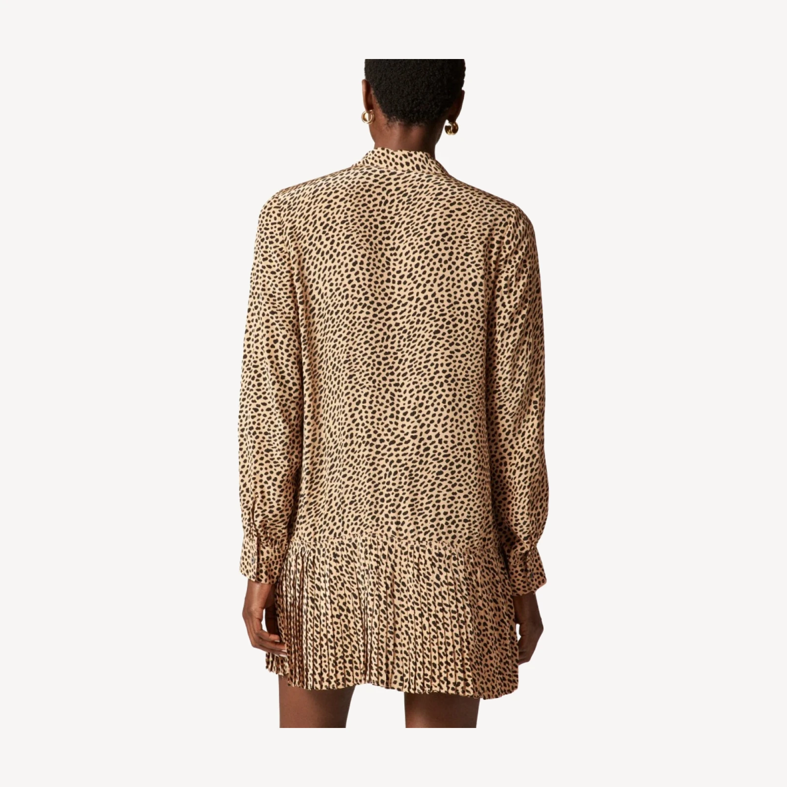 New Amelia shirt-dress in cheetah print