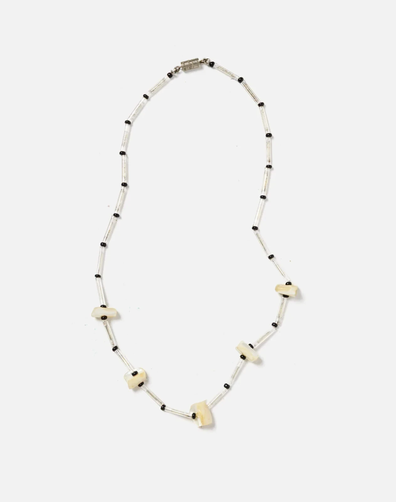 RE/DONE Vintage | 50s Glass Bead and Mother Pearl Chocker