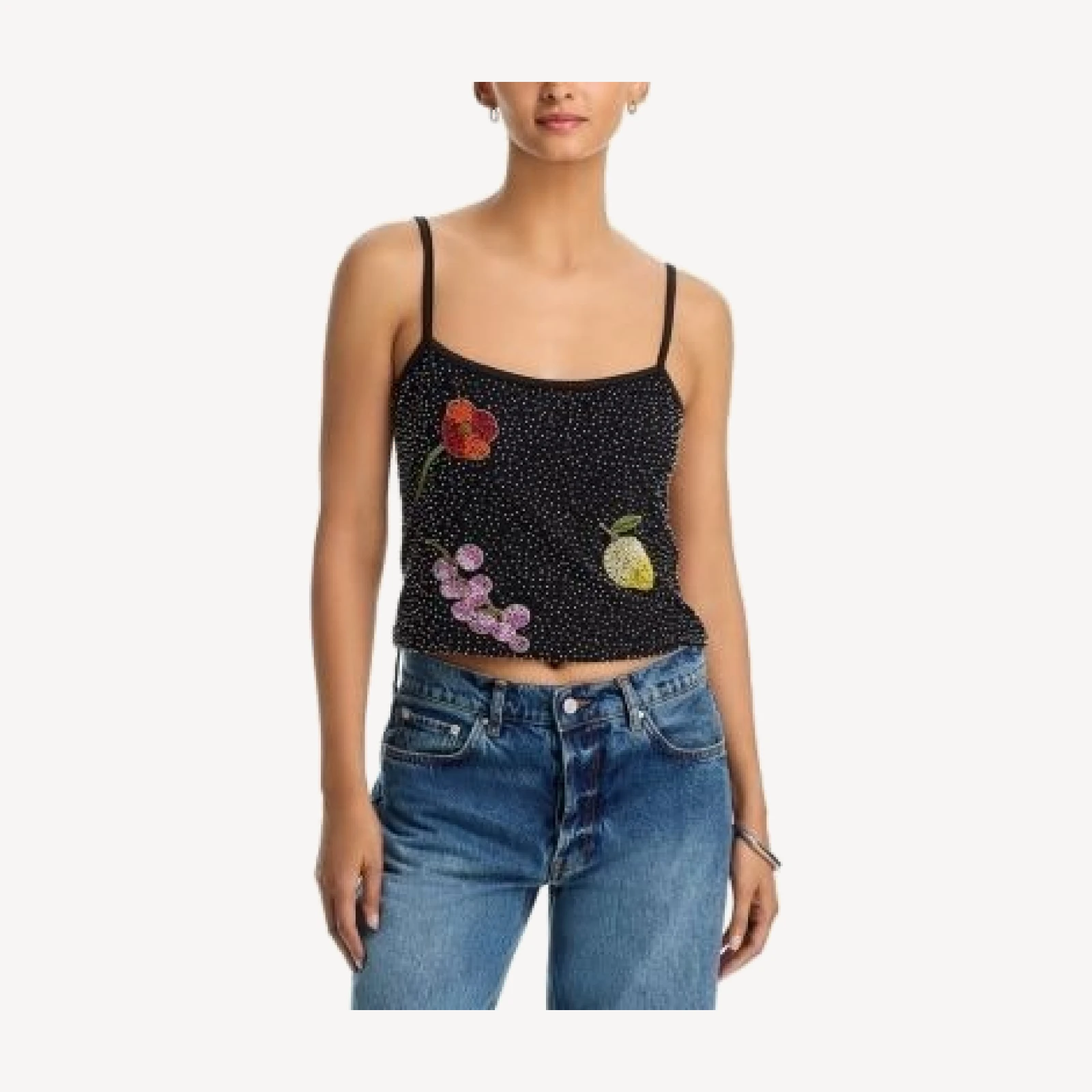 Aqua Allover Sequin Top - Exclusive