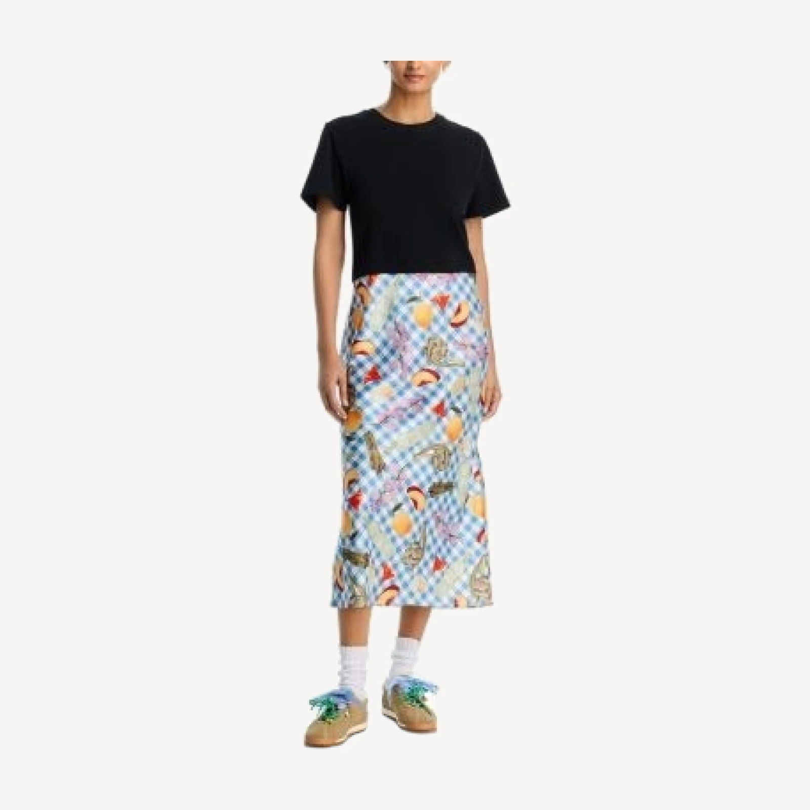Aqua Short Sleeve Bias Satin Skirt T-Shirt Dress - Exclusive