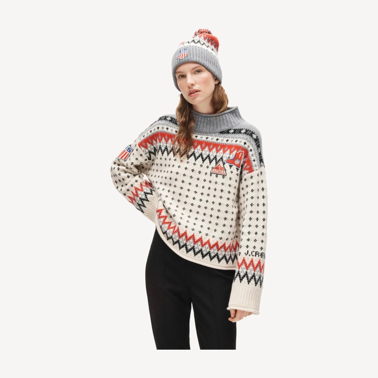 U.S. Ski & Snowboard by J.Crew Fair Isle Rollneck™ sweater in vintage wool