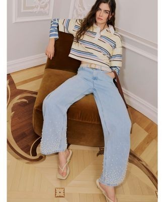 Aqua Multi Stripe Layered Long Sleeve Tee - Exclusive