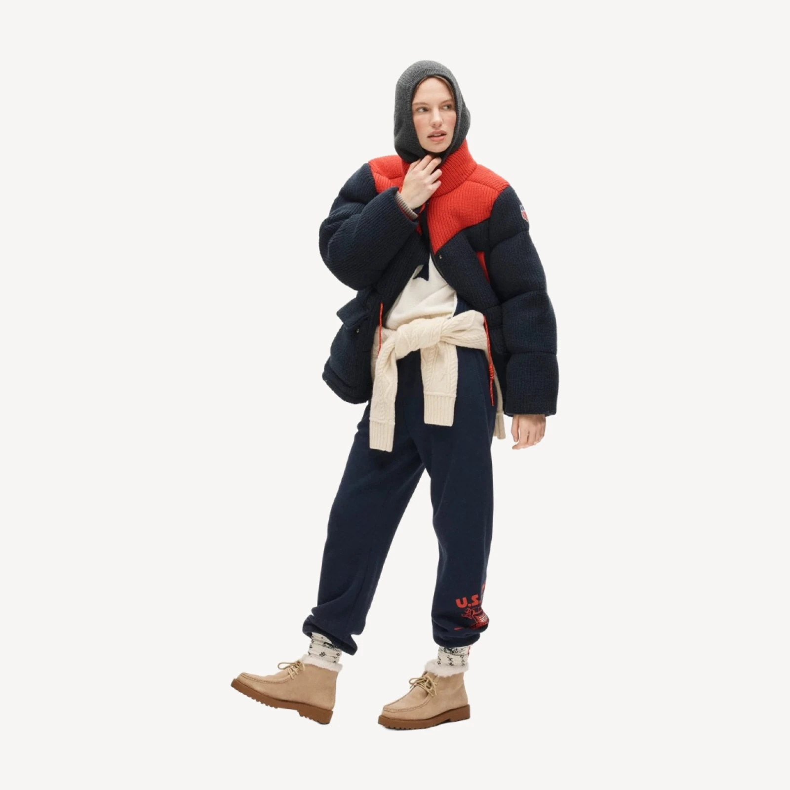 U.S. Ski & Snowboard by J.Crew heritage terry graphic jogger pant