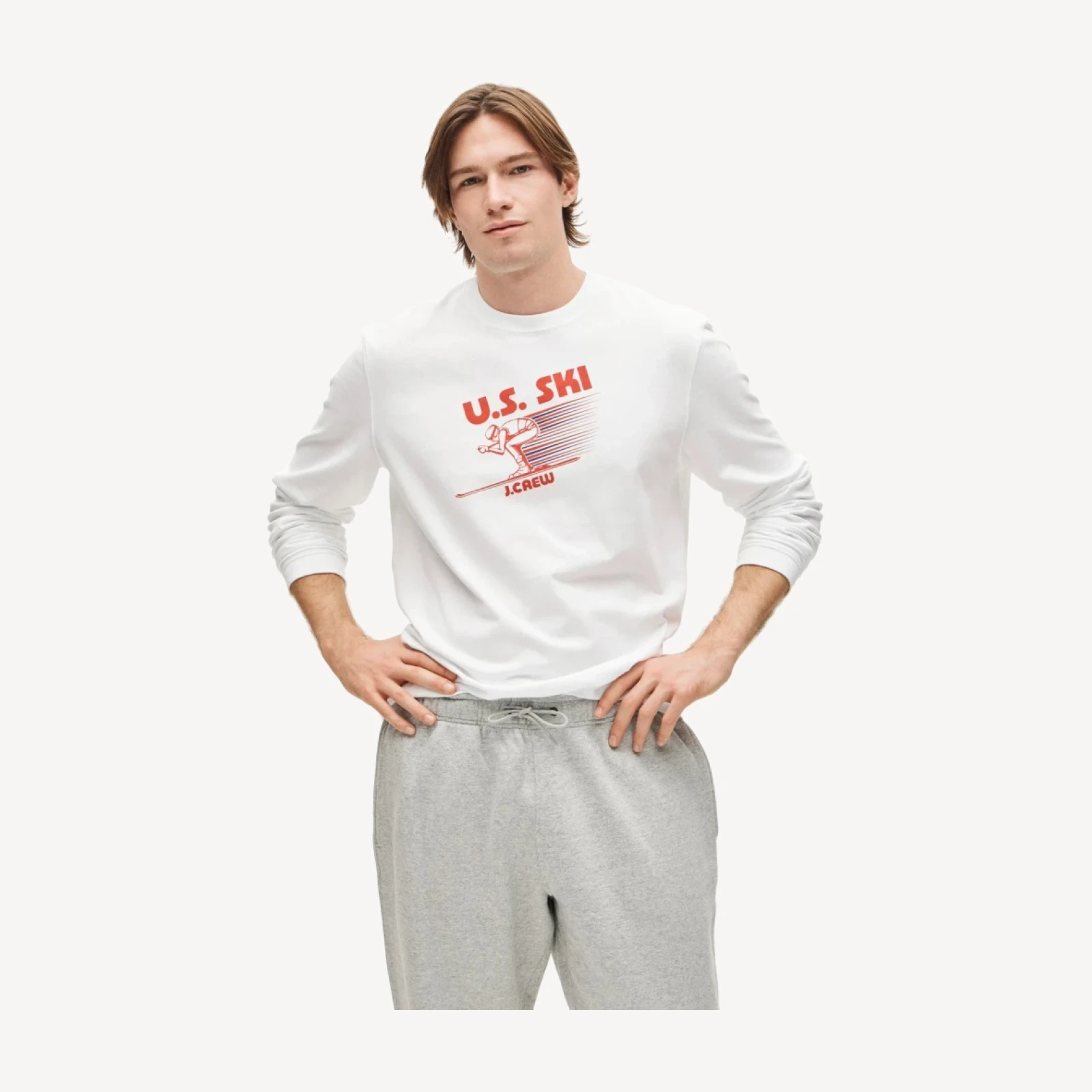 U.S. Ski & Snowboard by J.Crew long-sleeve premium-weight graphic T-shirt