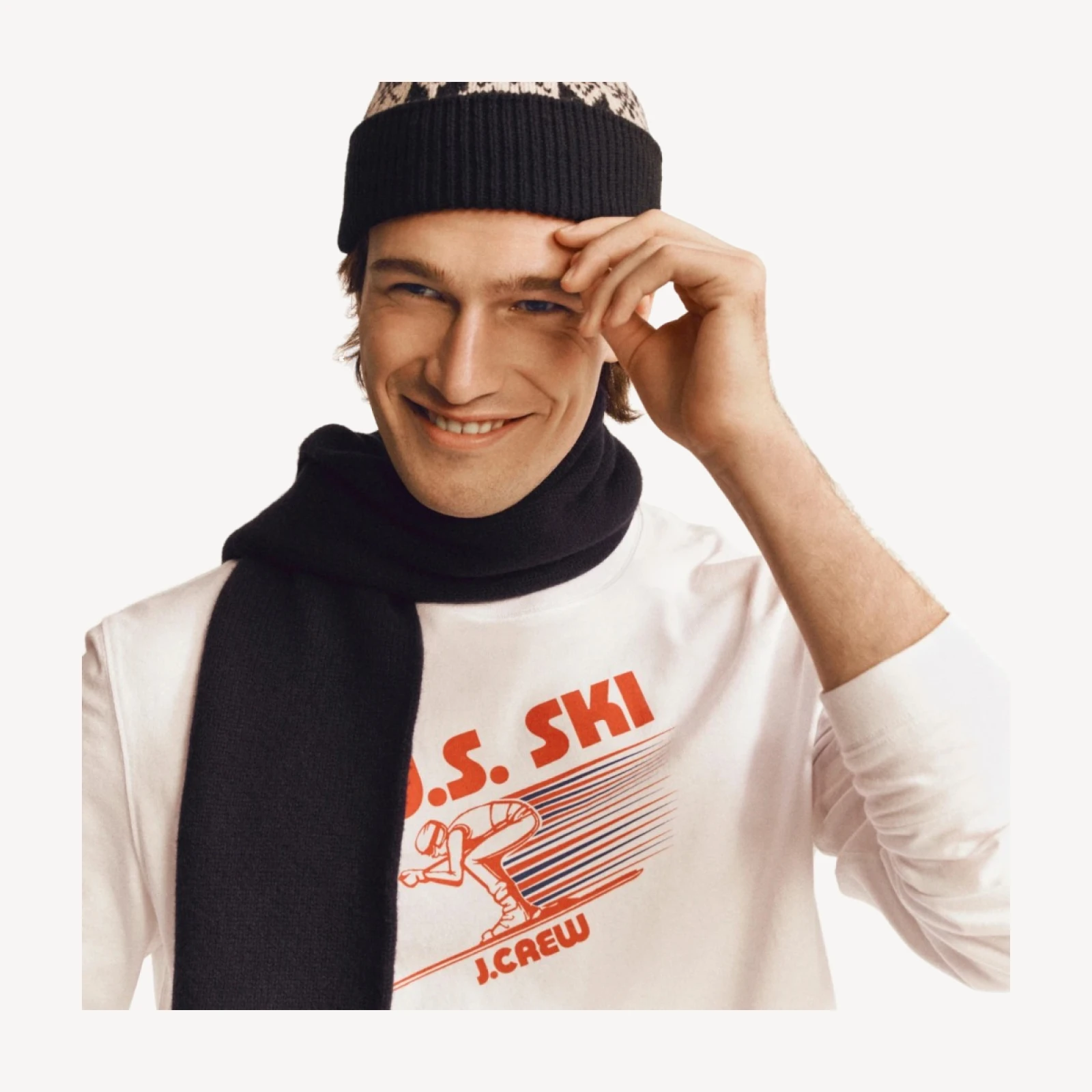 U.S. Ski & Snowboard by J.Crew long-sleeve premium-weight graphic T-shirt