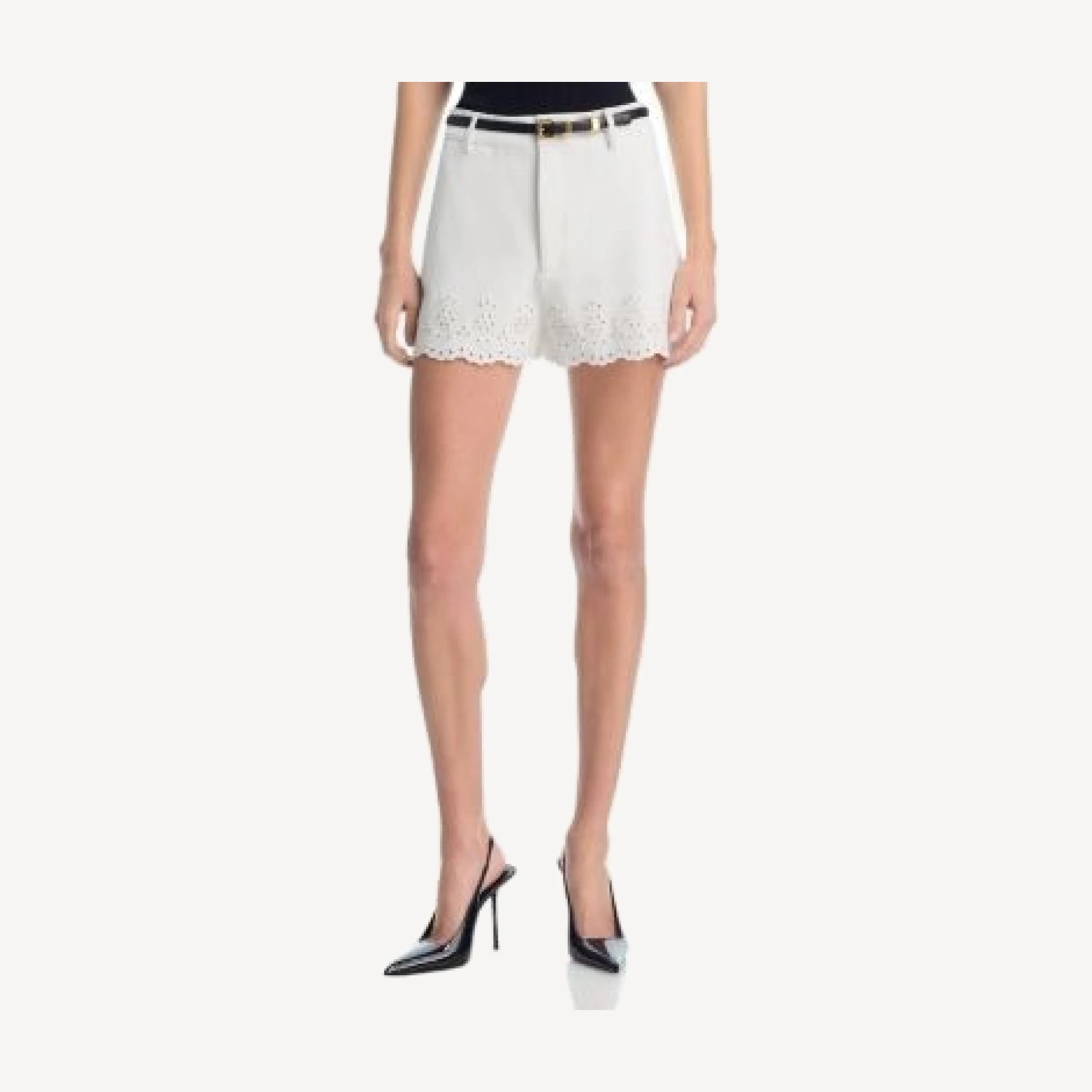 Aqua Eyelet Shorts - Exclusive