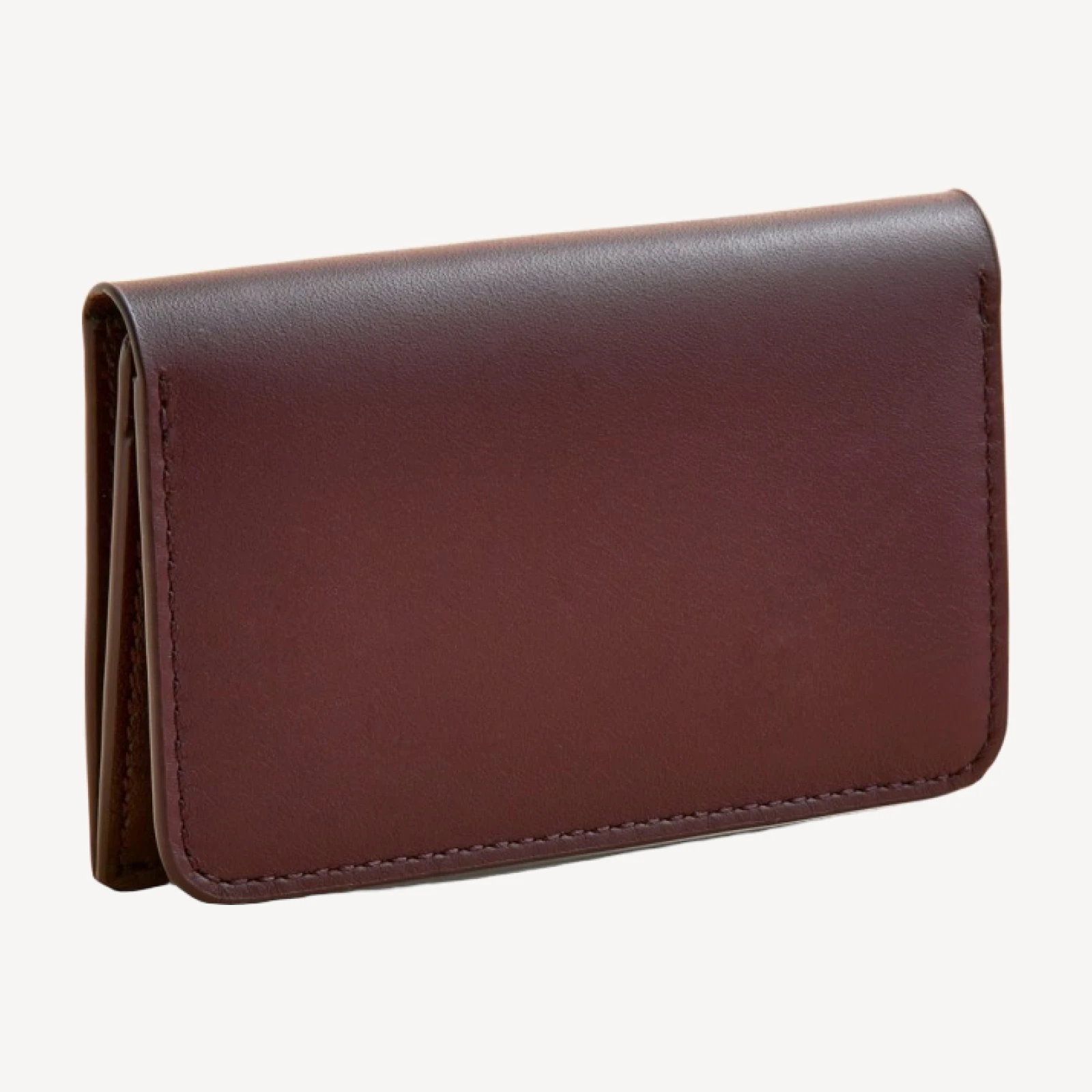 Leather billfold cardholder