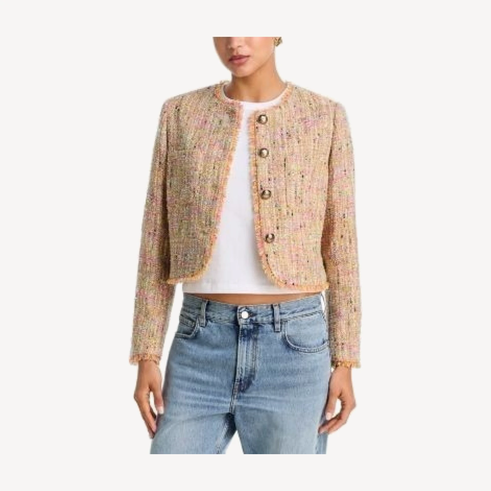 Aqua Tweed Blazer - Exclusive