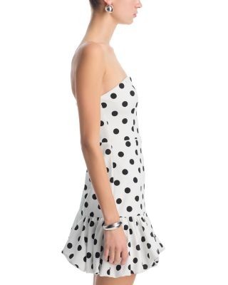 Aqua Polka Dot Bubble Dress - Exclusive