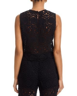 Aqua Crochet Tank Top - Exclusive