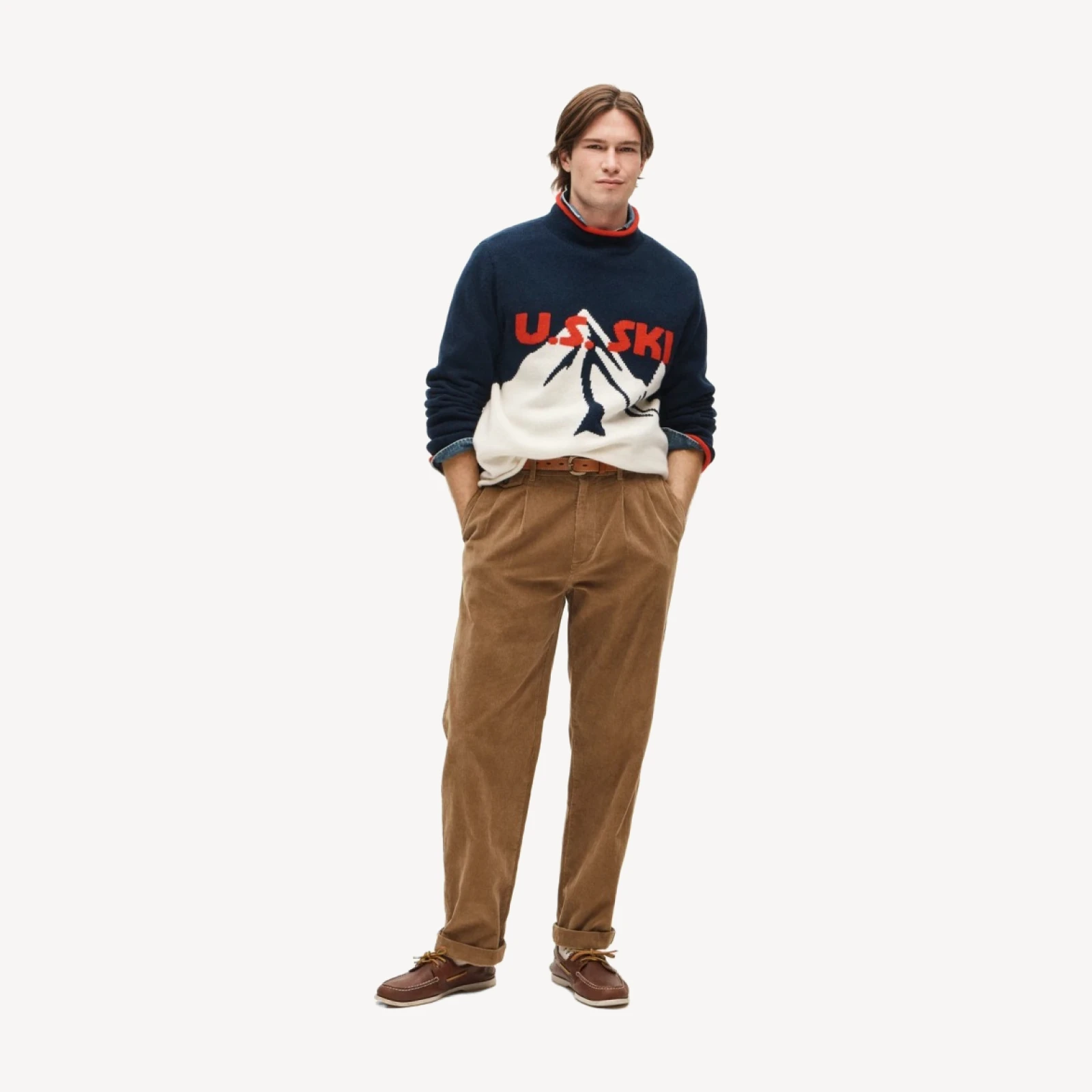U.S. Ski & Snowboard by J.Crew Alps Rollneck™ sweater in wool