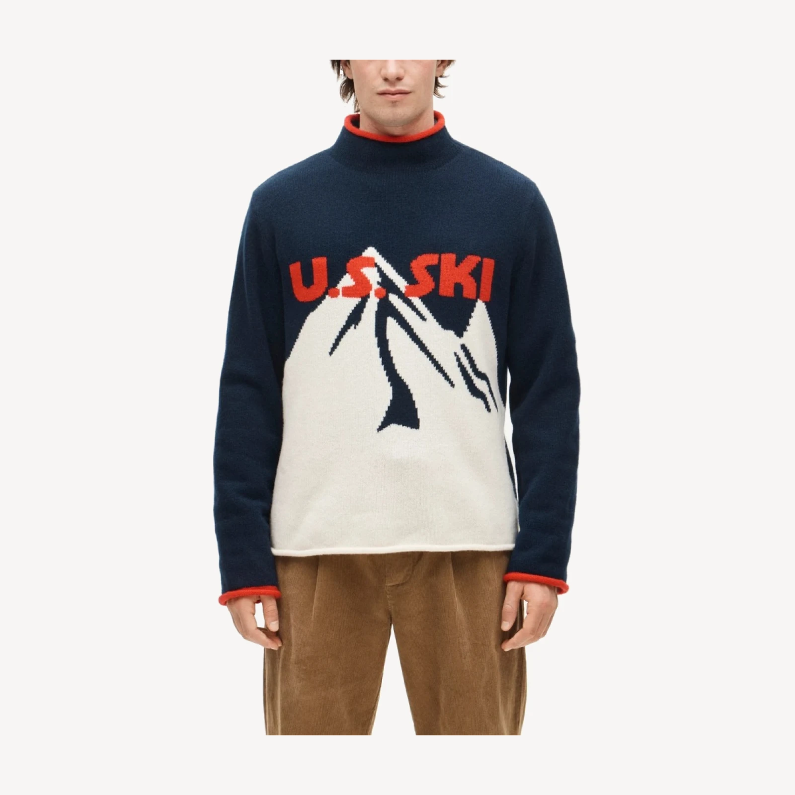 U.S. Ski & Snowboard by J.Crew Alps Rollneck™ sweater in wool
