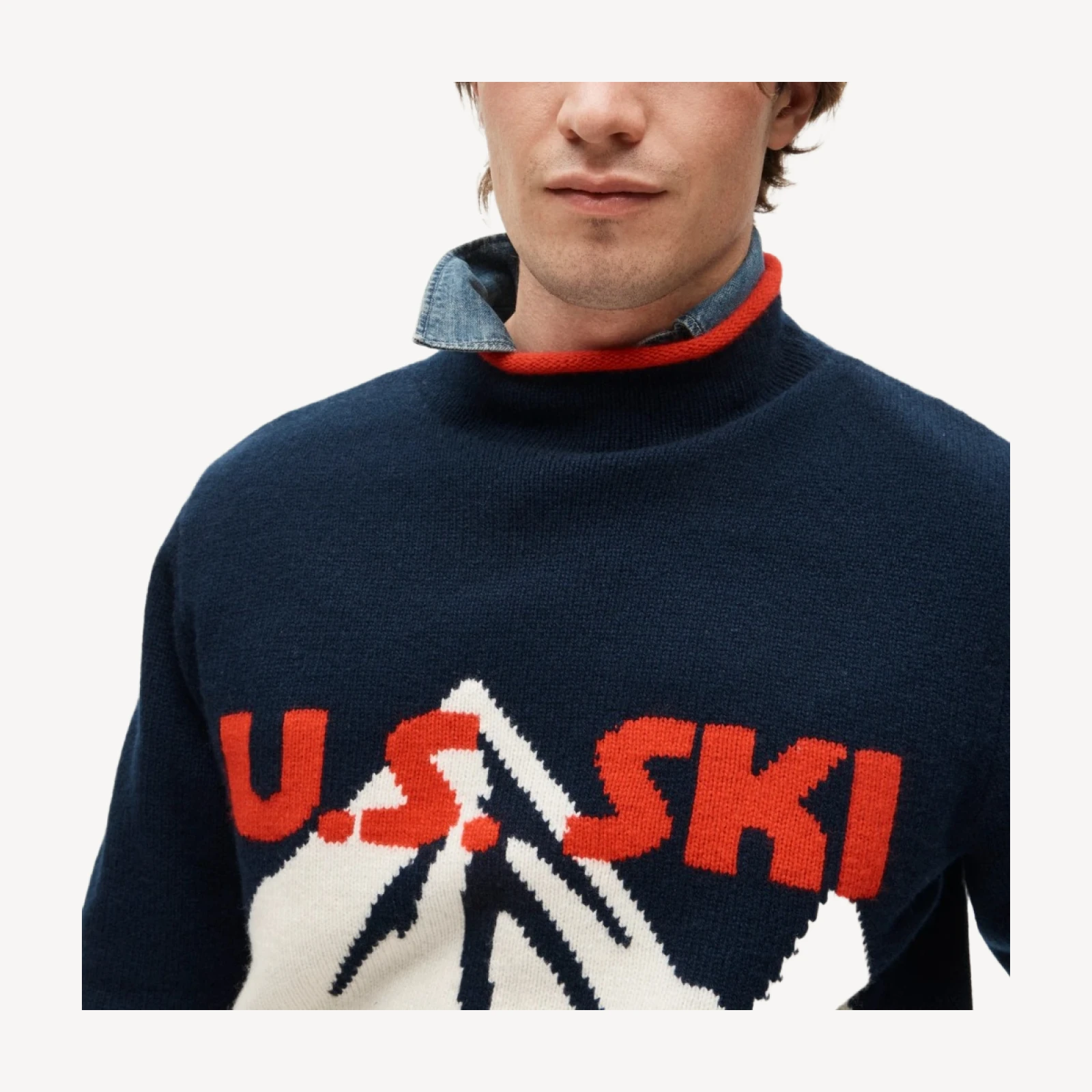 U.S. Ski & Snowboard by J.Crew Alps Rollneck™ sweater in wool