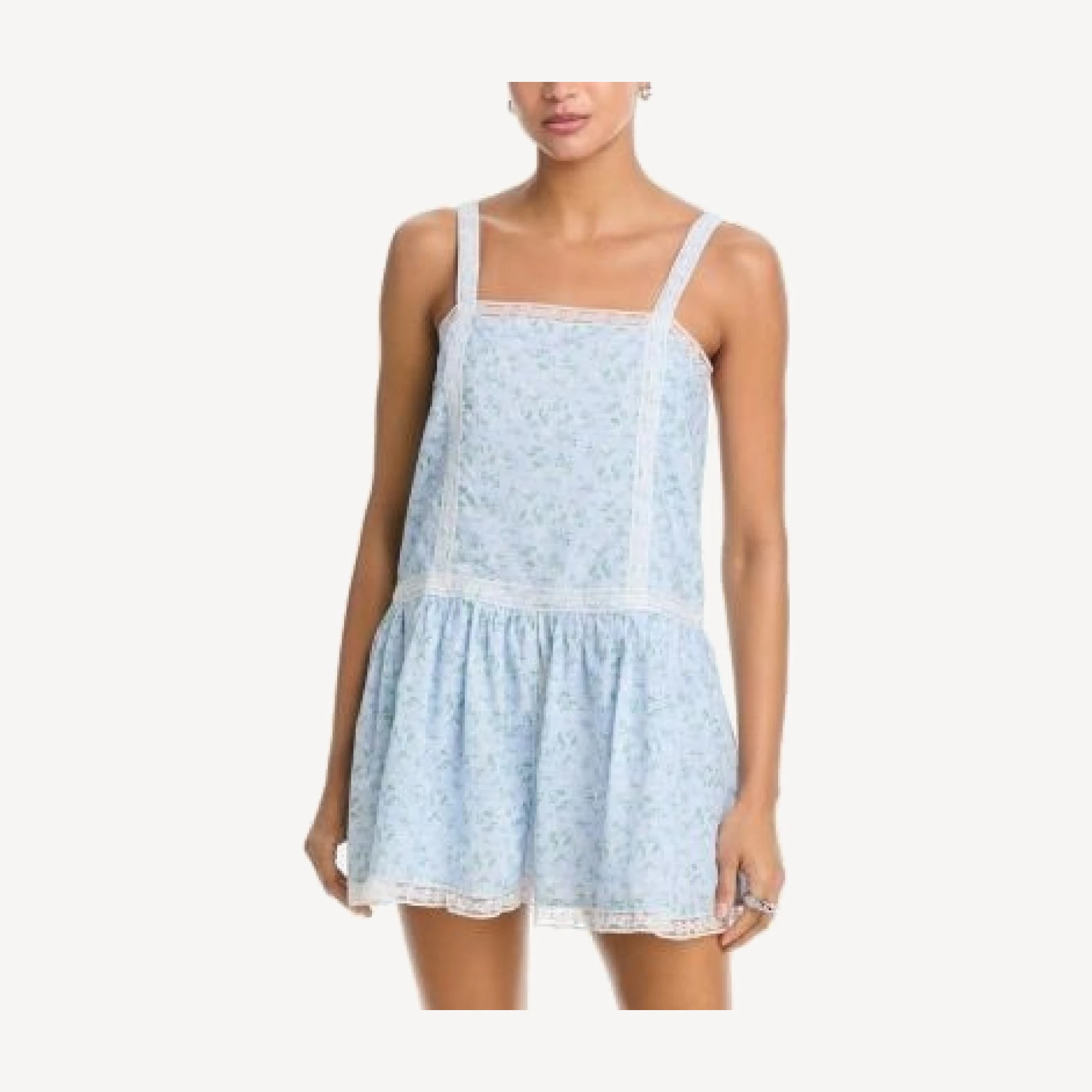 Aqua Ditsy Sweet Floral Dress - Exclusive